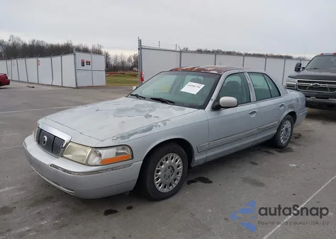 2003 Mercury Grand Marquis Gs from USA, damaged, VIN 2MEFM74W33X667946